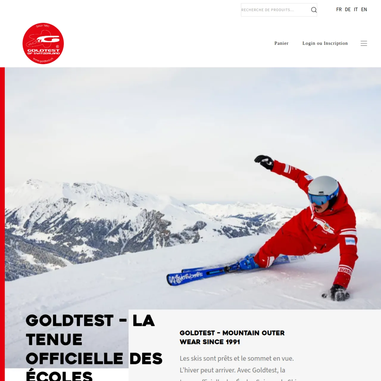 Goldtest — tenues officielles ESS — desktop
