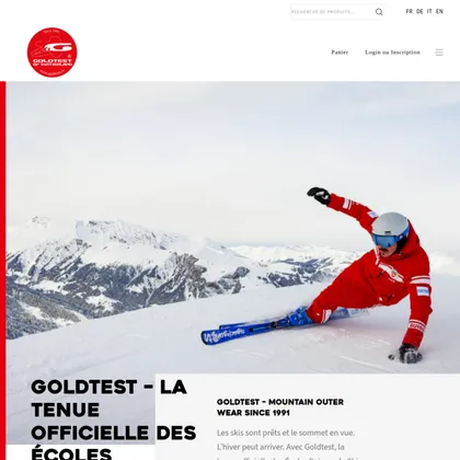 Goldtest — tenues officielles ESS — mobile