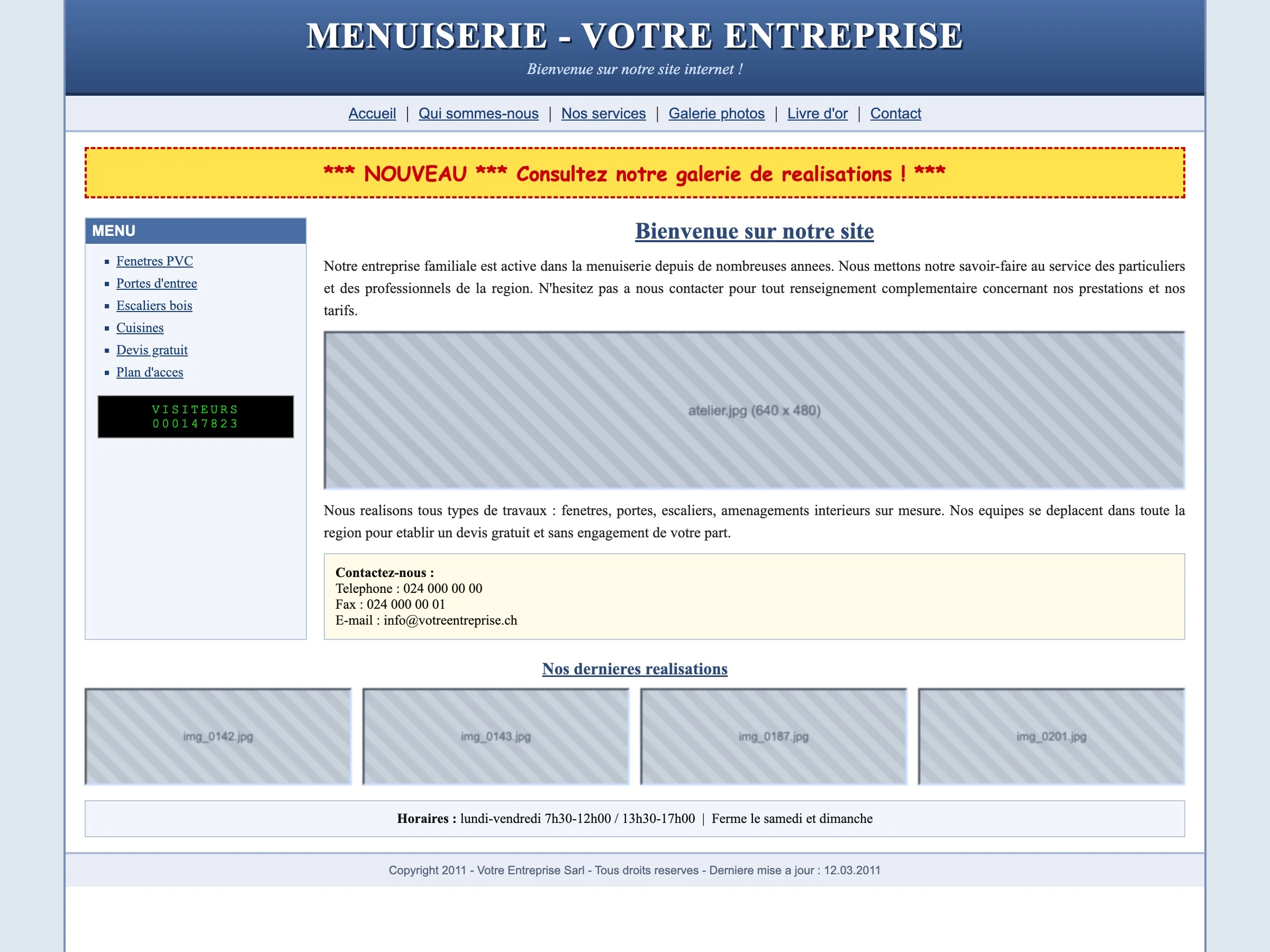 Le site d’une menuiserie laissé en l’état depuis 2011
